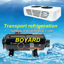 R404a horizontal rotativo compressor de refrigeração doméstica para carro geladeira placa